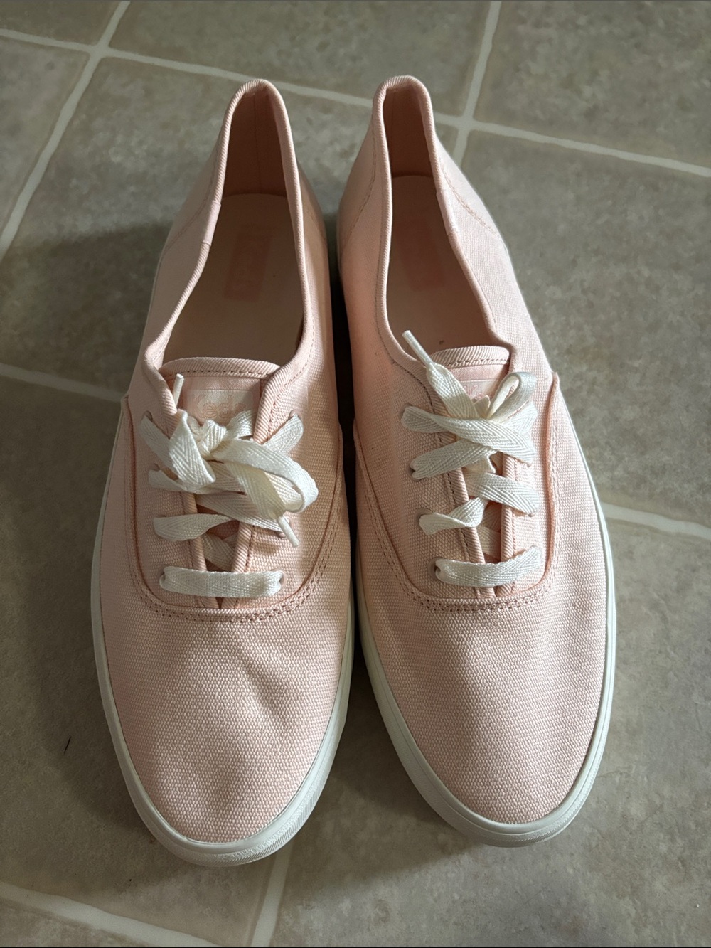 Keds Pink Canvas Lace-Up Sneakers size 11 cm 28